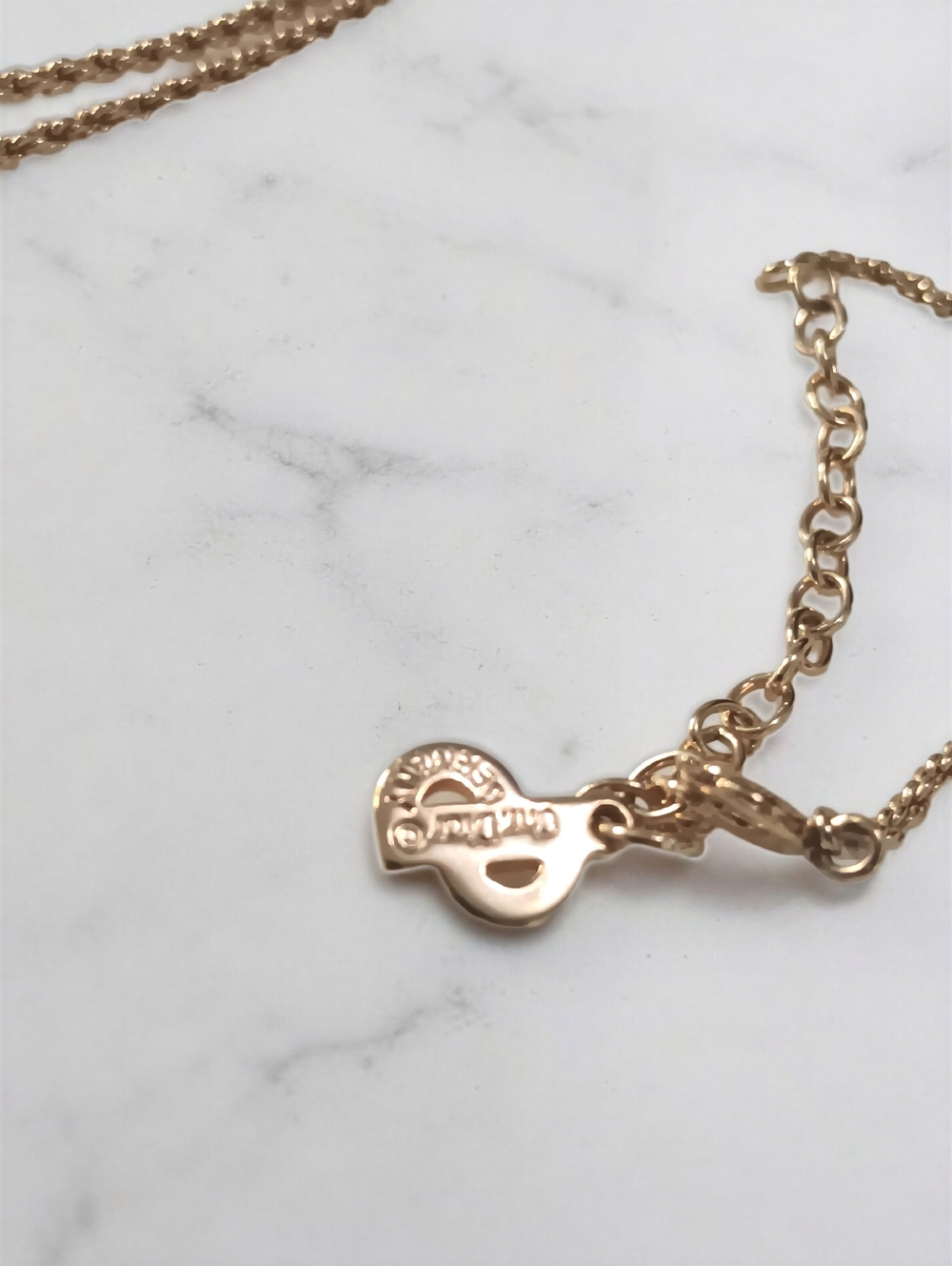 SOLD Christian Dior Vintage 80s Gold CD Logo Interlocking Circle Necklace ✨ - Picture 7 of 9